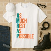AMRAP As Much Rest As Possible Funny Tall T-Shirt