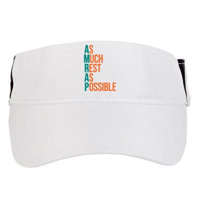 AMRAP As Much Rest As Possible Funny Adult Drive Performance Visor
