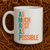 AMRAP As Much Rest As Possible Funny Mug