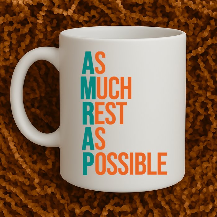 AMRAP As Much Rest As Possible Funny Mug