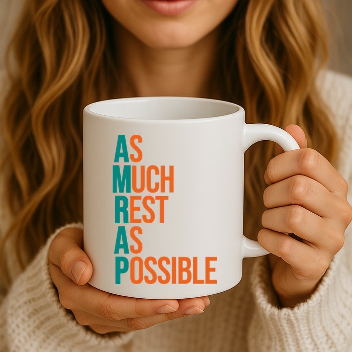 AMRAP As Much Rest As Possible Funny Mug
