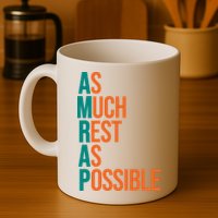 AMRAP As Much Rest As Possible Funny Mug