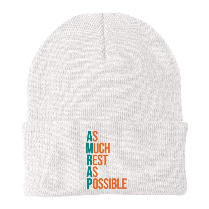 AMRAP As Much Rest As Possible Funny Beanie