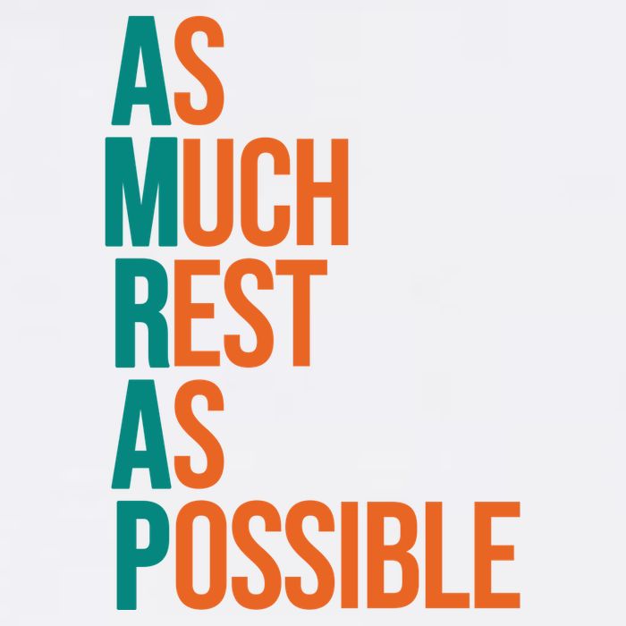 AMRAP As Much Rest As Possible Funny Mousepad
