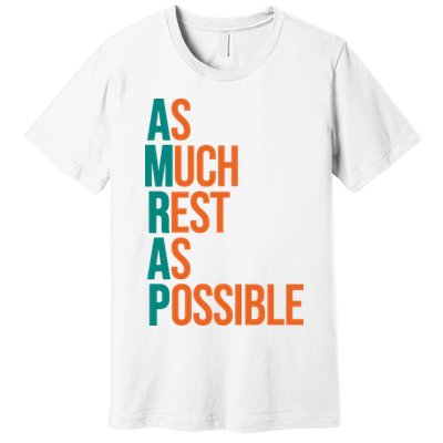 AMRAP As Much Rest As Possible Funny Premium T-Shirt