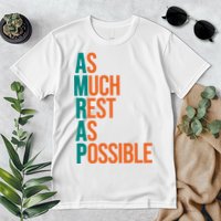 AMRAP As Much Rest As Possible Funny Premium T-Shirt