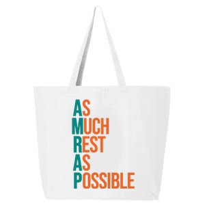 AMRAP As Much Rest As Possible Funny 25L Jumbo Tote