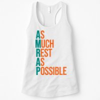 AMRAP As Much Rest As Possible Funny Womens Tank Top