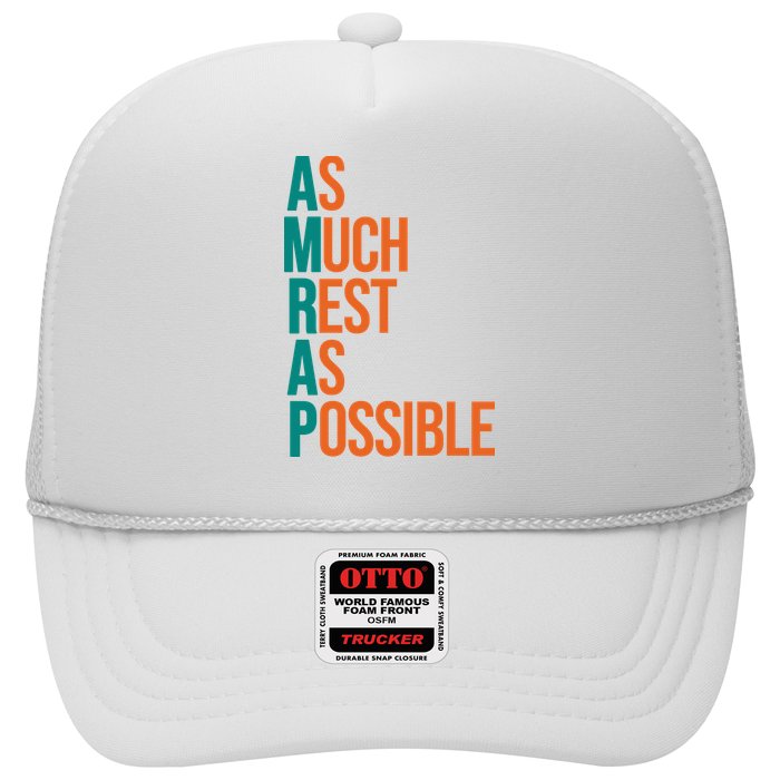 AMRAP As Much Rest As Possible Funny Trucker Hat