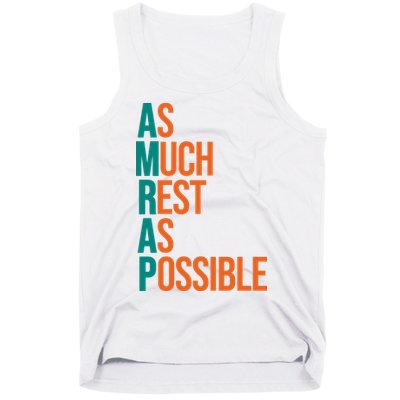 AMRAP As Much Rest As Possible Funny Tank Top
