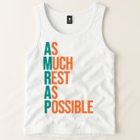 AMRAP As Much Rest As Possible Funny Tank Top