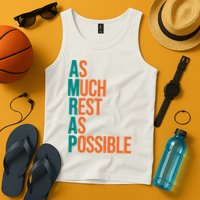 AMRAP As Much Rest As Possible Funny Tank Top