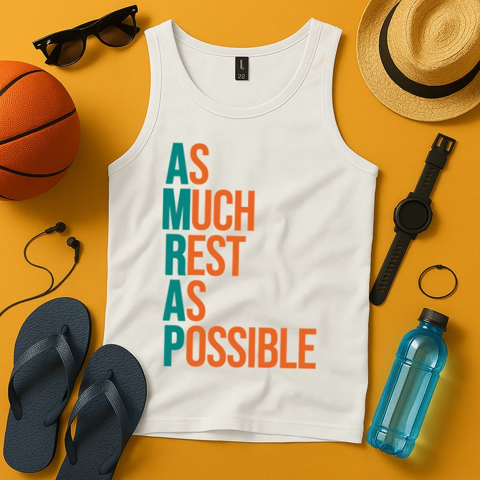 AMRAP As Much Rest As Possible Funny Tank Top