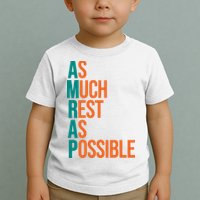 AMRAP As Much Rest As Possible Funny Toddler T-Shirt