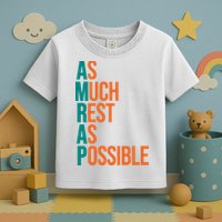 AMRAP As Much Rest As Possible Funny Toddler T-Shirt