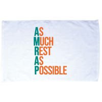 AMRAP As Much Rest As Possible Funny Microfiber Hand Towel