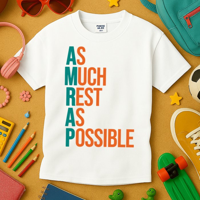 AMRAP As Much Rest As Possible Funny Kids T-Shirt