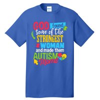 Autistic Awareness Month Autism Mom Cute Gift Tall T-Shirt