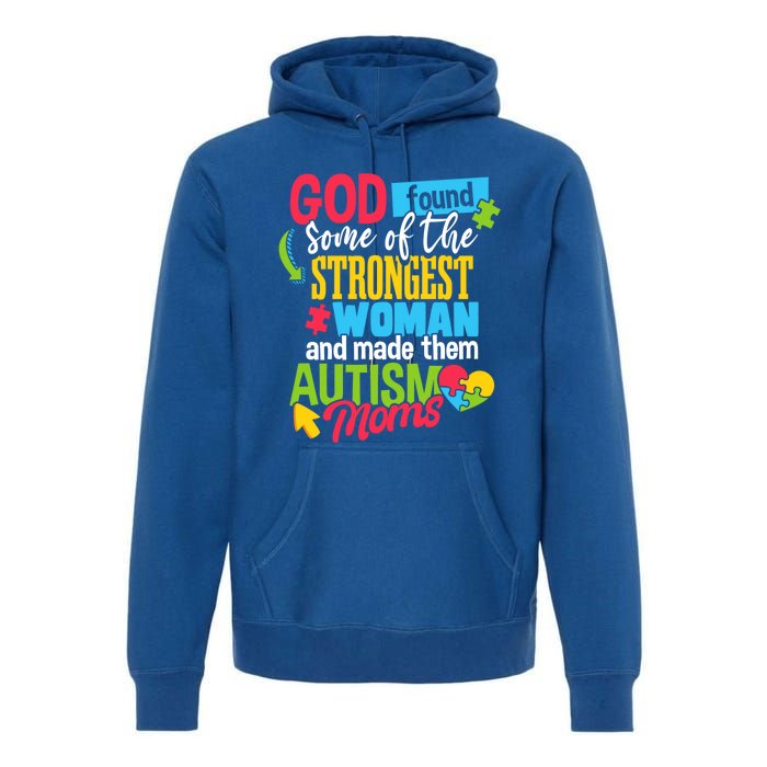 Autistic Awareness Month Autism Mom Cute Gift Premium Hoodie