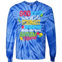 Autistic Awareness Month Autism Mom Cute Gift Tie-Dye Long Sleeve Shirt