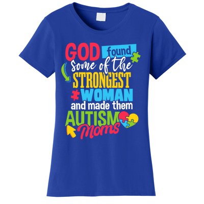 Autistic Awareness Month Autism Mom Cute Gift Women's T-Shirt