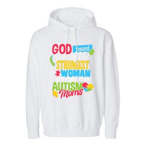 Autistic Awareness Month Autism Mom Cute Gift Garment-Dyed Fleece Hoodie