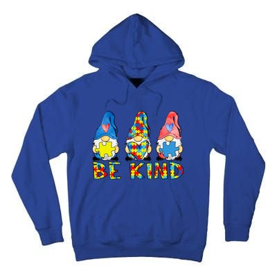 Autism Awareness Month April Autistic Acceptance Be Kind Luv Great Gift Tall Hoodie