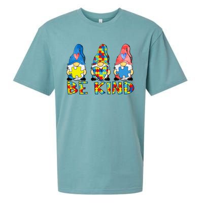 Autism Awareness Month April Autistic Acceptance Be Kind Luv Great Gift Sueded Cloud Jersey T-Shirt