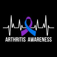 Arthritis Awareness Month Purple And Blue Ribbon Heartbeat Great Gift Impact Tech Backpack