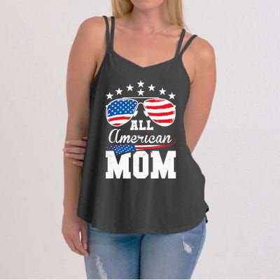 All American Mom 4th of July Matching Family Women's Strappy Tank