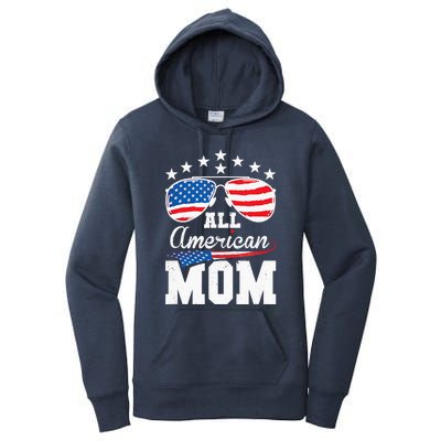 All American Mom 4th of July Matching Family Women's Pullover Hoodie