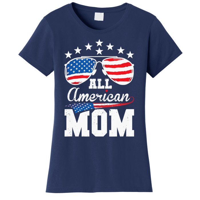 All American Mom 4th of July Matching Family Women's T-Shirt