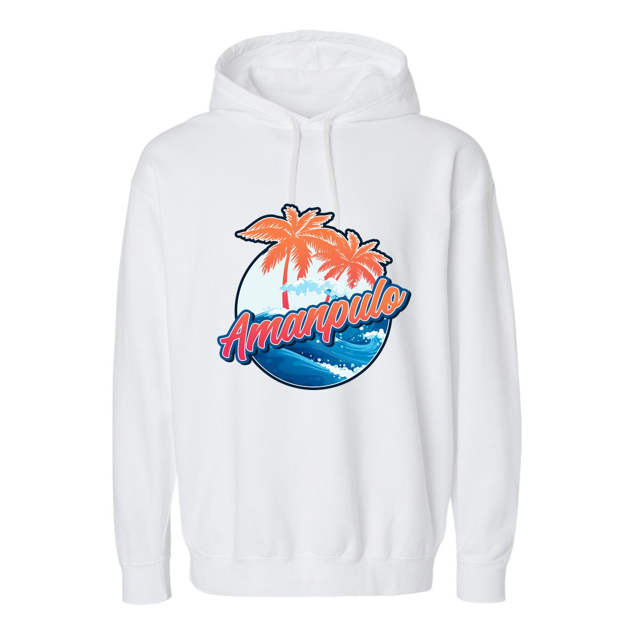 Amanpulo Garment-Dyed Fleece Hoodie