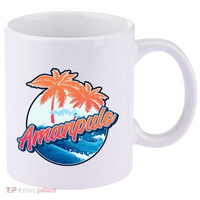 Amanpulo 11oz C Handle Ceramic Mug