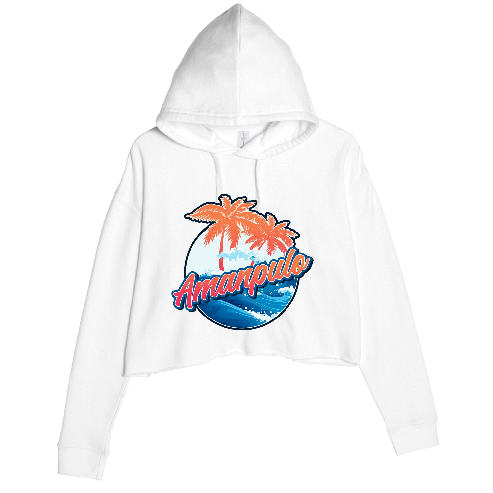 Amanpulo Crop Fleece Hoodie