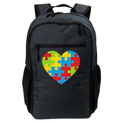 Autism Awareness Month ValentineS Day Puzzle Piece Heart Cute Gift Daily Commute Backpack