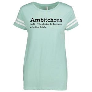 Ambitchous Adj Meaning Definitive Enza Ladies Jersey Football T-Shirt