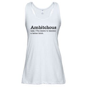 Ambitchous Adj Meaning Definitive Ladies Essential Flowy Tank