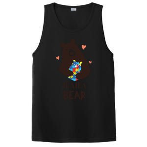 Autism Awareness Mama Bear Mom Gift PosiCharge Competitor Tank