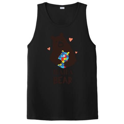 Autism Awareness Mama Bear Mom Gift PosiCharge Competitor Tank