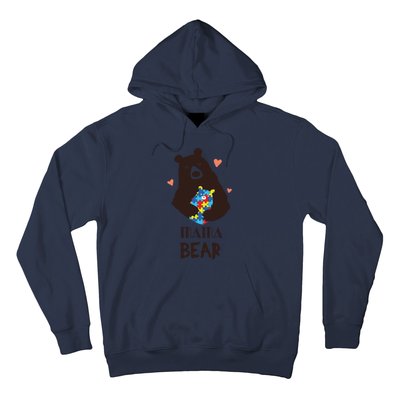 Autism Awareness Mama Bear Mom Gift Hoodie