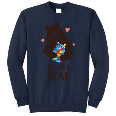 Autism Awareness Mama Bear Mom Gift Tall Sweatshirt