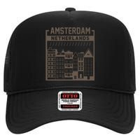 Amsterdam High Crown Mesh Back Trucker Hat