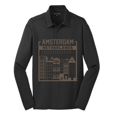 Amsterdam Silk Touch Performance Long Sleeve Polo