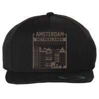 Amsterdam Wool Snapback Cap