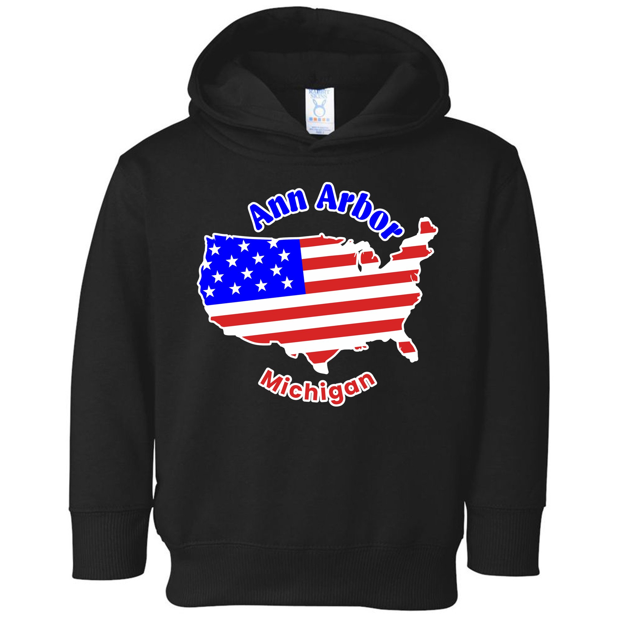 Ann Arbor Michigan Toddler Hoodie