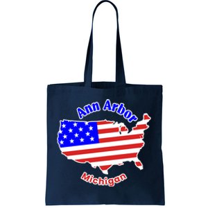 Ann Arbor Michigan Tote Bag