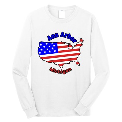 Ann Arbor Michigan Long Sleeve Shirt