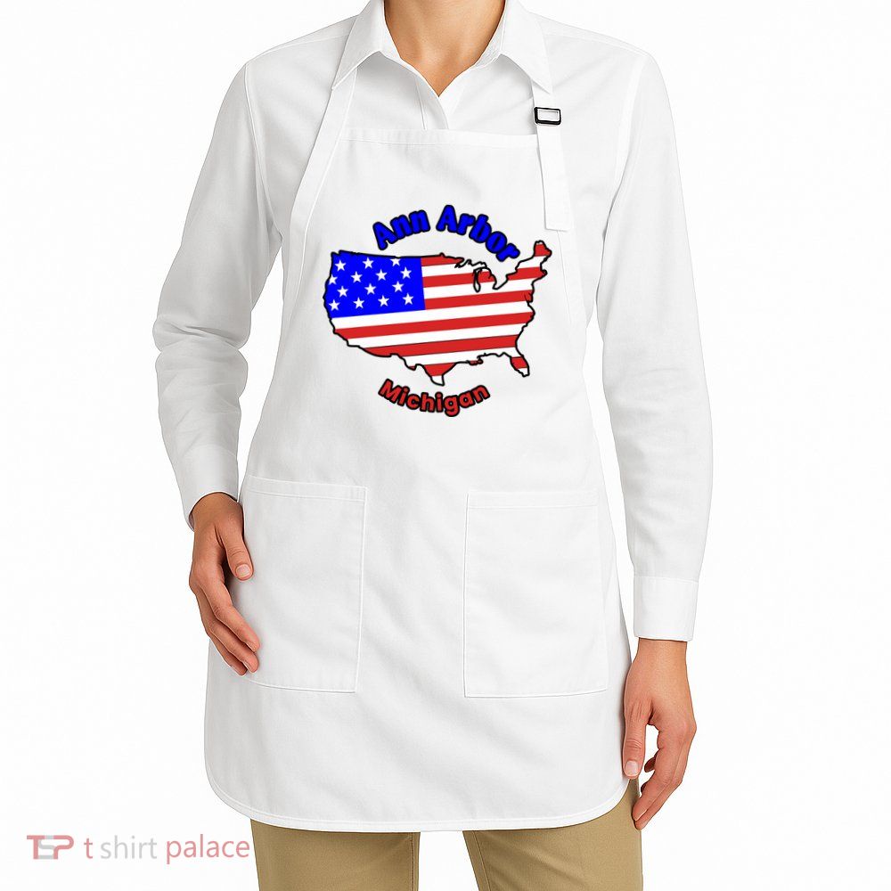 Ann Arbor Michigan Apron