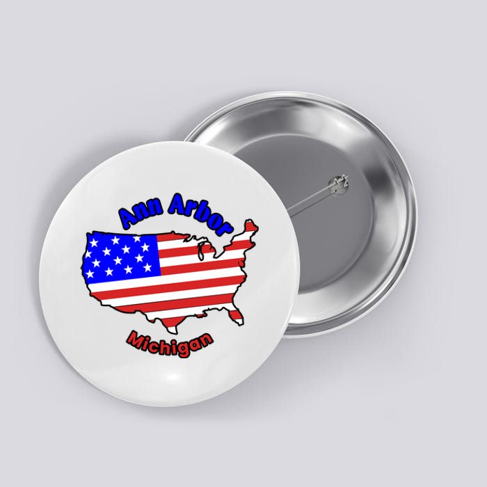 Ann Arbor Michigan Button